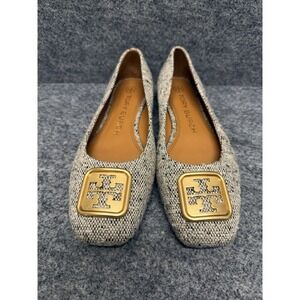 Tory Burch Georgia Ballet Flat Leather Women's Size 7.5